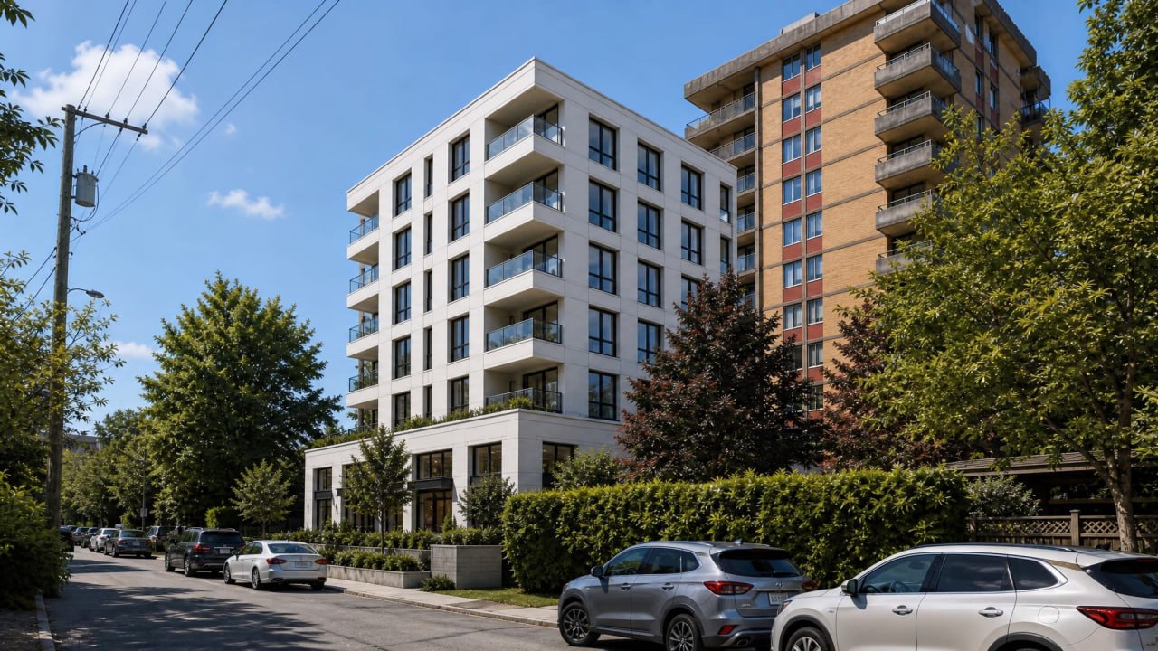 Street view concept for The Perch in Kerrisdale